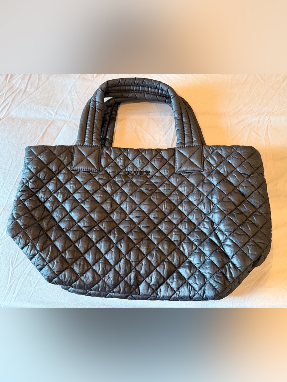 MZ Wallace Quilted Tote Bag in Black